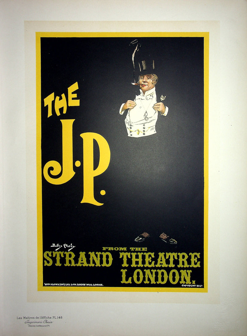 Dudley HARDY : The J.P, Lithographie originale signée