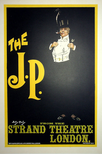 Dudley HARDY : The J.P, Lithographie originale signée