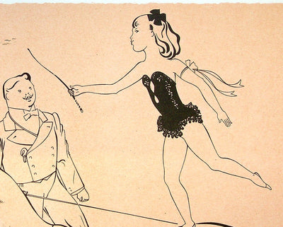 SERGE : L'ange du cirque, Lithographie originale (photo de détail 3) - Crédit photo : Galerie Art.Paris