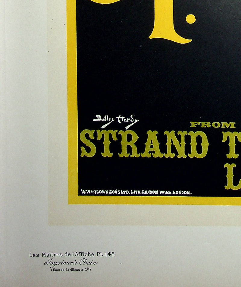 Dudley HARDY : The J.P, Lithographie originale signée