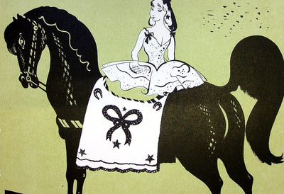 SERGE : Le cheval noir, Lithographie originale (photo de détail 3) - Crédit photo : Galerie Art.Paris