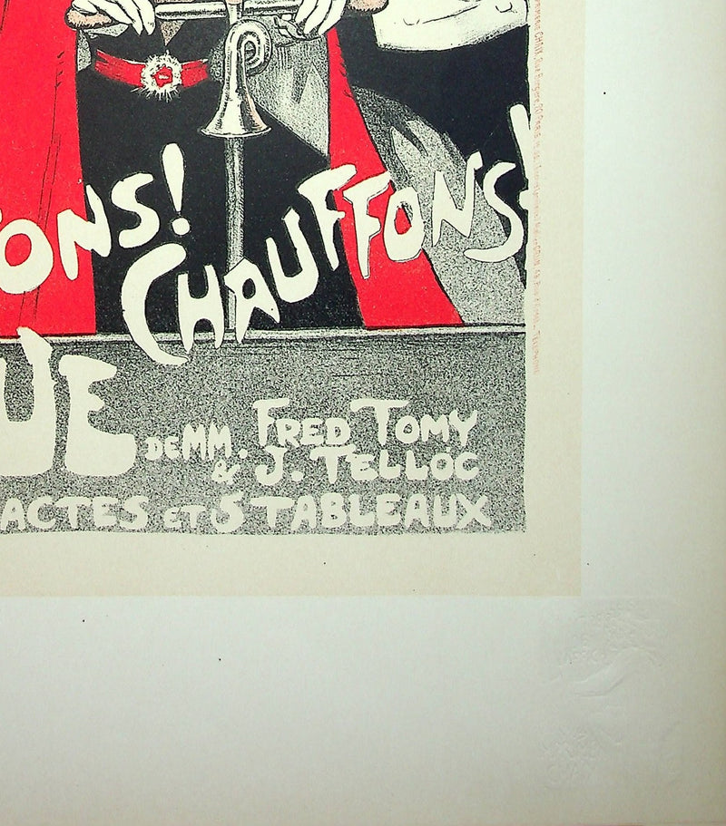 Jules GRÜN : La pépinière, Lithographie originale signée
