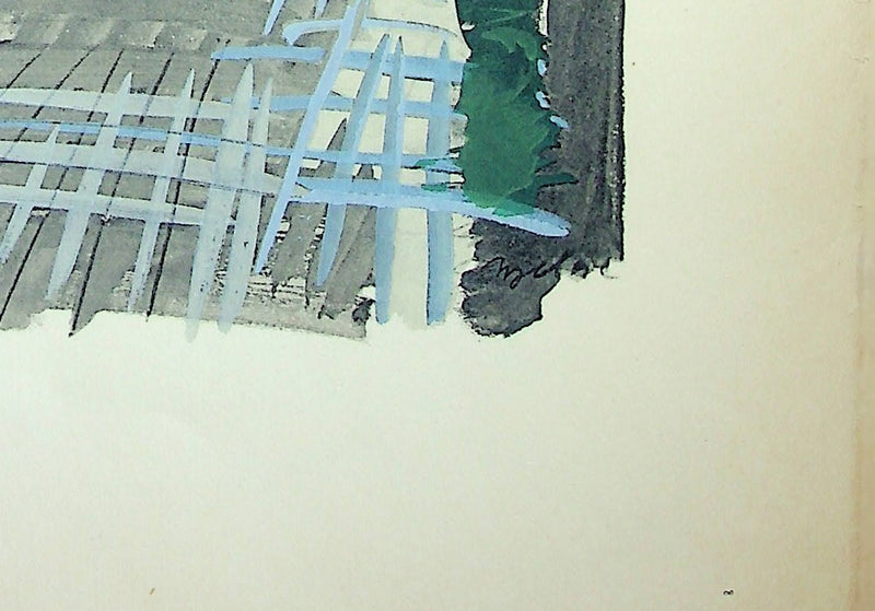 Milivoj UZELAC : Vélo, les cyclistes, Lithographie originale (photo de détail 2) - Crédit photo : Galerie Art.Paris