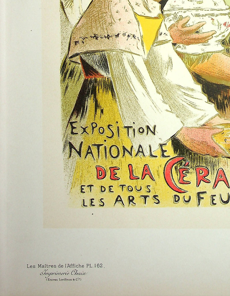 Étienne Adolphe MOREAU-NÉLATON : Exposition de la céramique, Lithographie originale signée