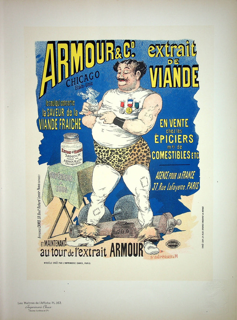 Albert Paul GUILLAUME : Armour and Co, Lithographie originale