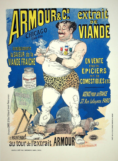 Albert Paul GUILLAUME : Armour and Co, Lithographie originale
