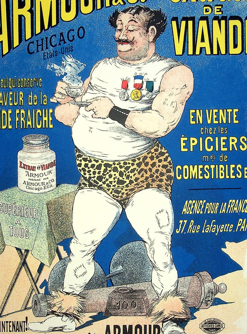 Albert Paul GUILLAUME : Armour and Co, Lithographie originale