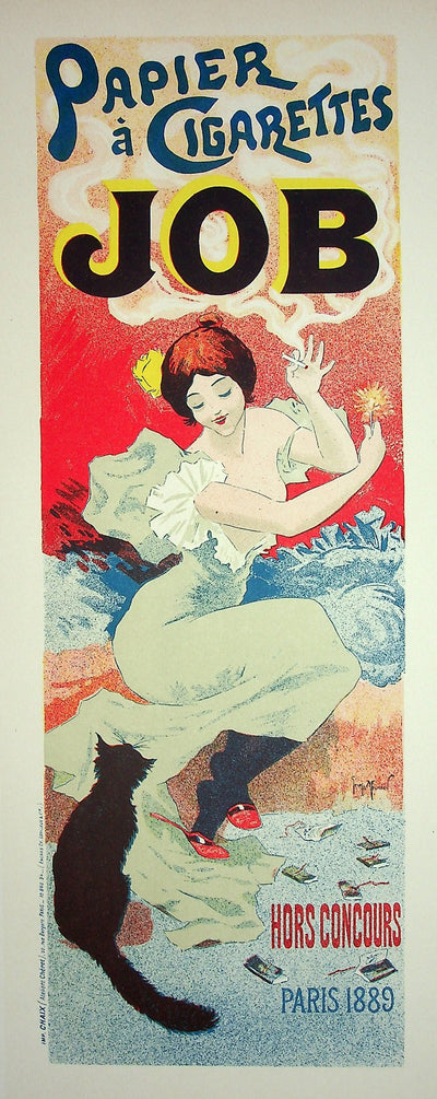 Georges MEUNIER : Papier à cigarettes, Lithographie originale signée