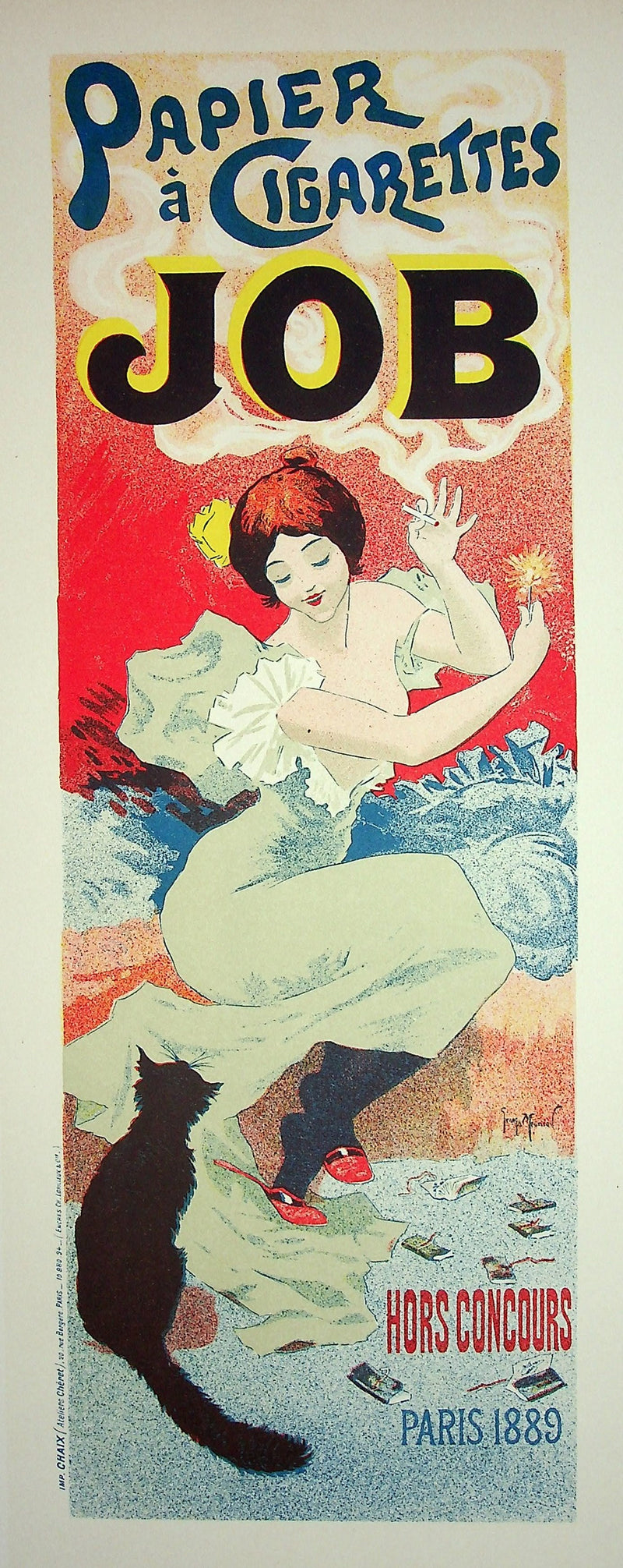 Georges MEUNIER : Papier à cigarettes, Lithographie originale signée