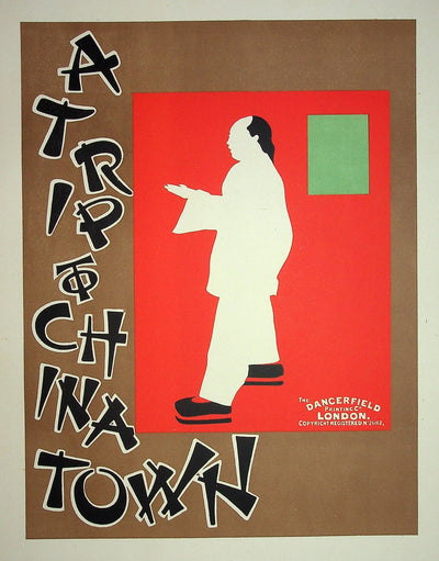 J. & W. BEGGARSTAFF : A trip to Chinatown, Lithographie originale signée