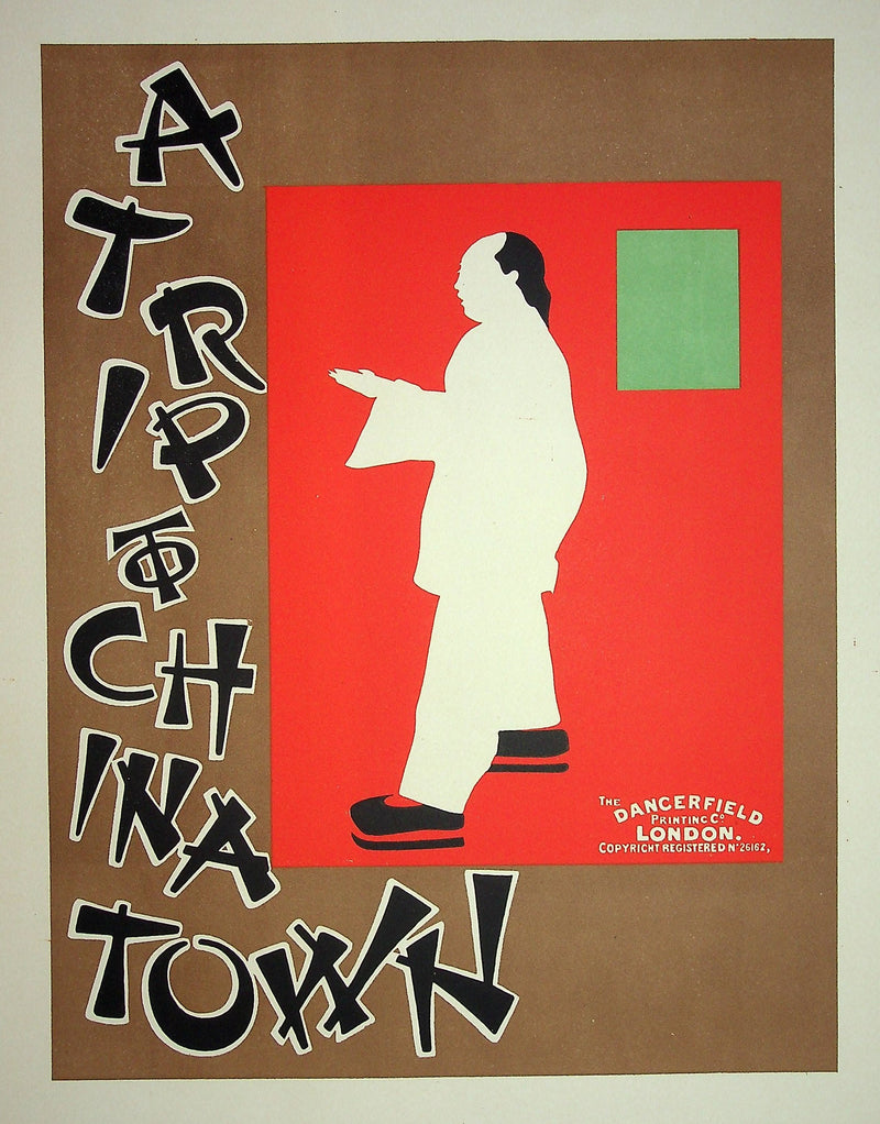 J. & W. BEGGARSTAFF : A trip to Chinatown, Lithographie originale signée