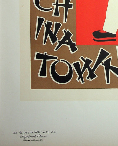 J. & W. BEGGARSTAFF : A trip to Chinatown, Lithographie originale signée