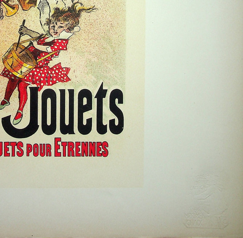 Jules CHERET : Jouets, objets pour étrennes, Lithographie originale signée