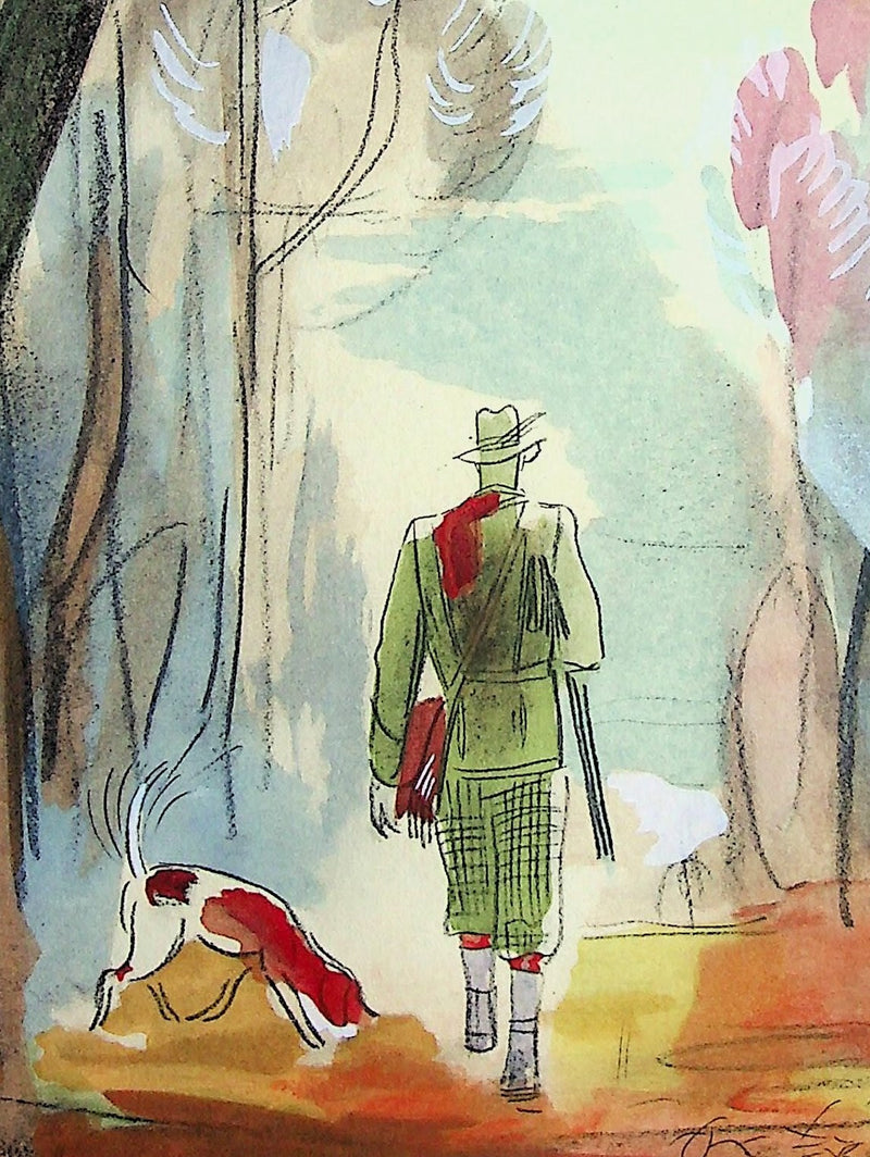 Milivoj UZELAC : La chasse traditionnelle, Lithographie originale (photo de détail 4) - Crédit photo : Galerie Art.Paris
