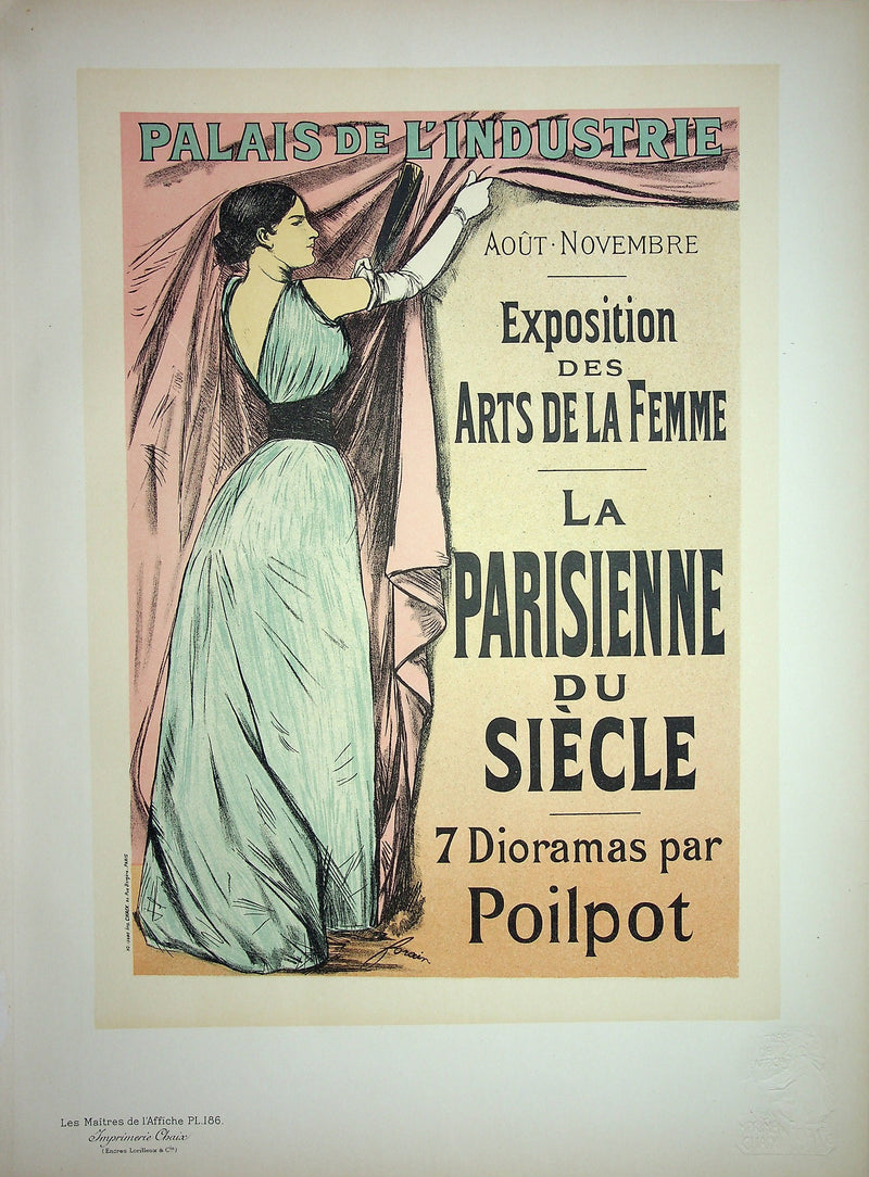 Jean-Louis FORAIN : La parisienne du siècle, Lithographie originale signée