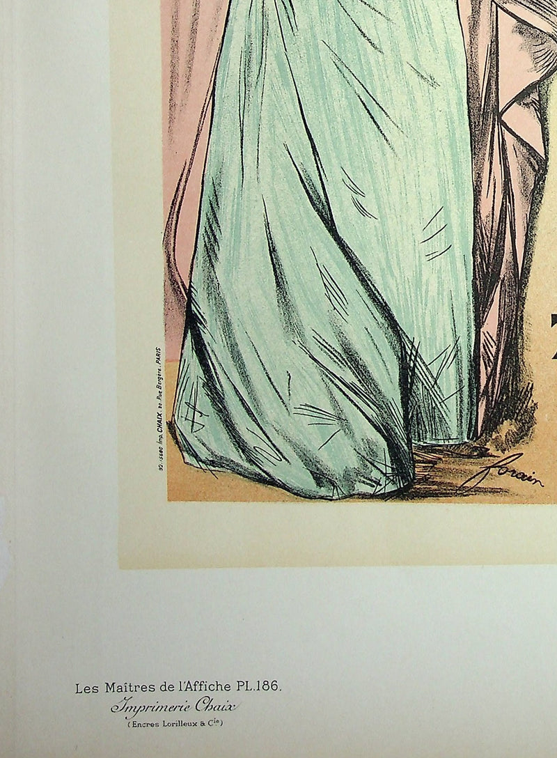 Jean-Louis FORAIN : La parisienne du siècle, Lithographie originale signée