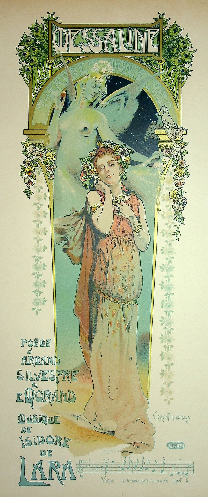 Vincent LORANT-HEILBRONN : Messaline, Lithographie originale signée