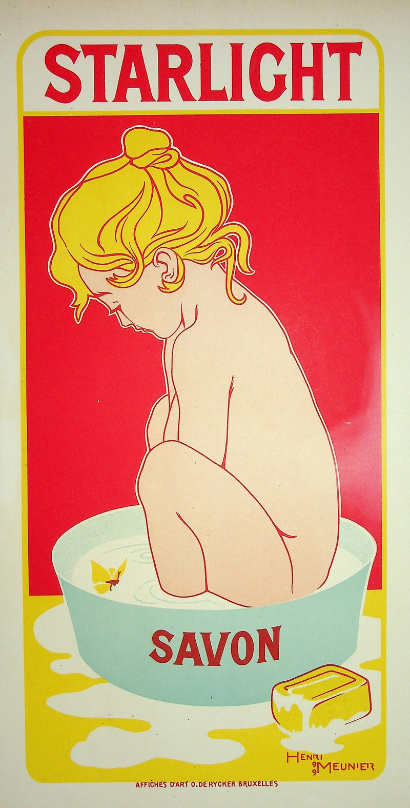 Georges MEUNIER : Savon Starlight, Lithographie originale signée