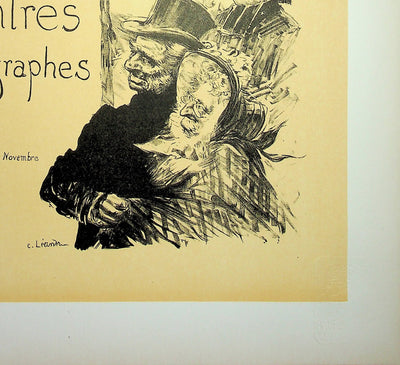 Charles LÉANDRE : Société des peintres lithographes, Lithographie originale signée