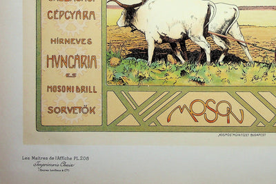 Árpád BASCH : La laboureuse, Lithographie originale signée