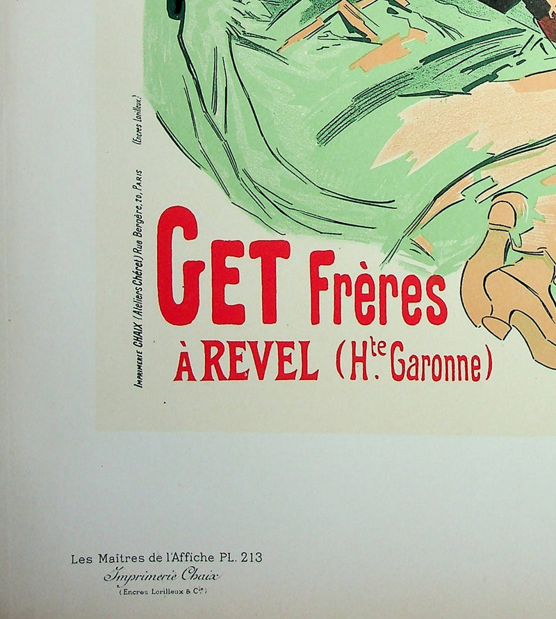 Jules CHERET : Pippermint, Lithographie originale signée