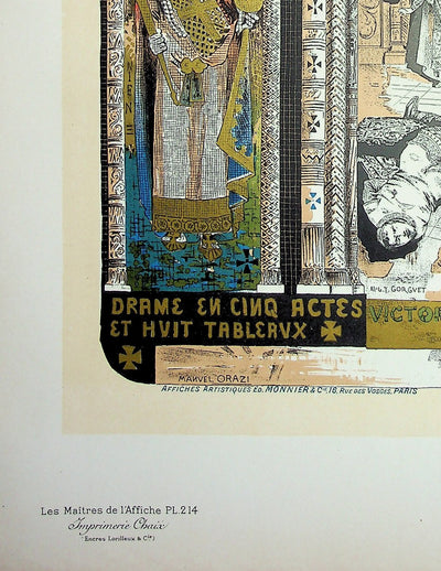 Manuel ORAZI : Theodora, Lithographie originale signée