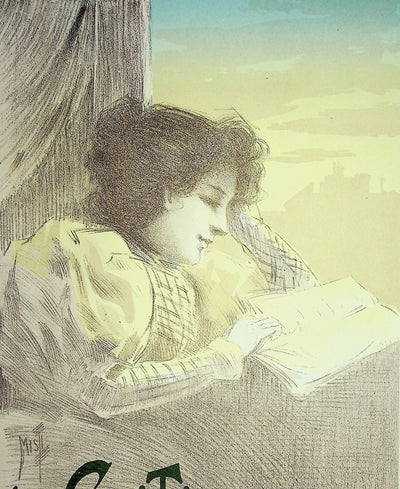 Ferdinand Mifliez MISTI : La critique, Lithographie originale signée