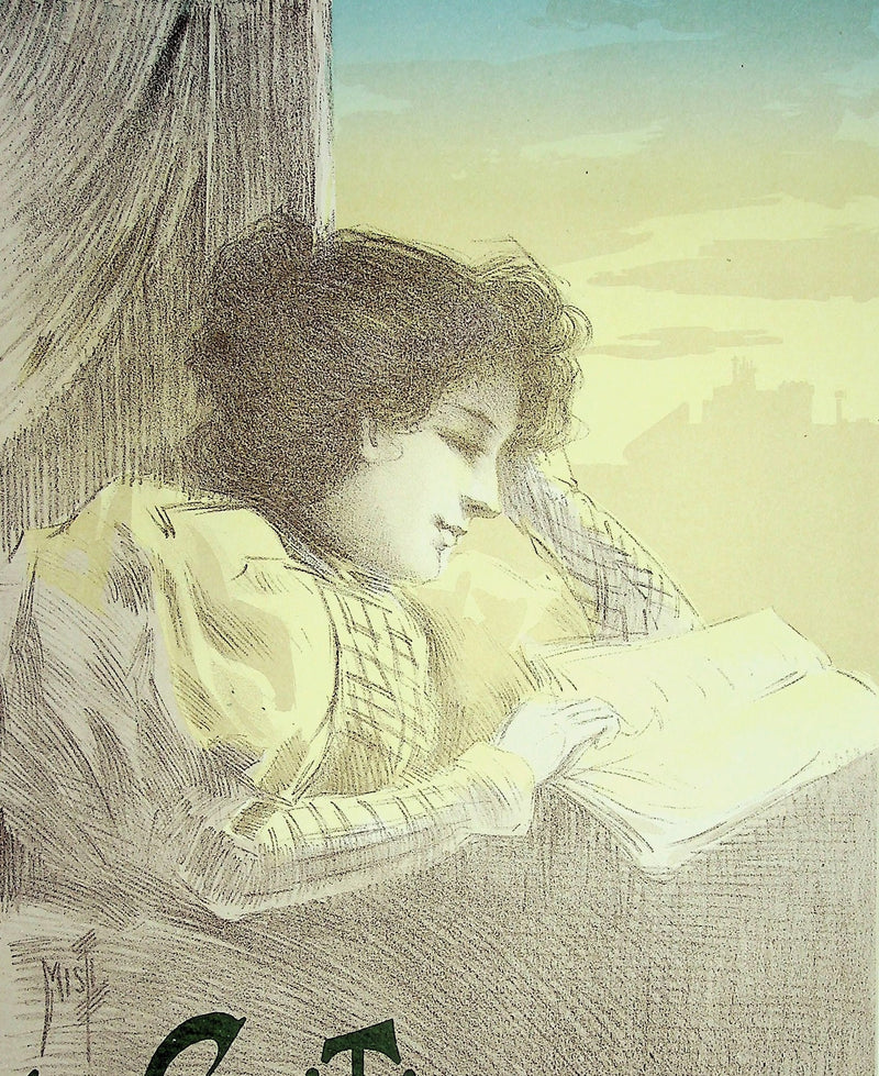 Ferdinand Mifliez MISTI : La critique, Lithographie originale signée