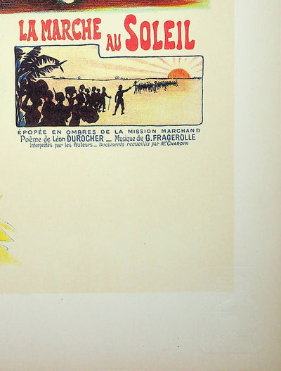 Jules CHERET : La marche du soleil, Lithographie originale signée