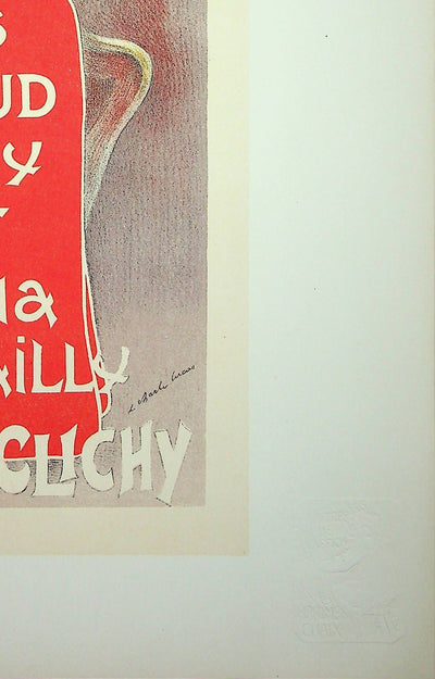 Charles LUCAS : Cabaret des arts, Lithographie originale signée