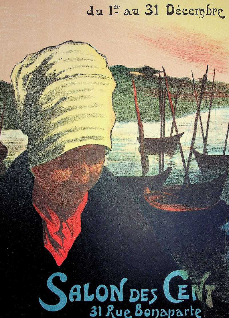 Fernand Louis GOTTLOB : Salon des Cent, Lithographie originale signée