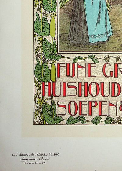 Johann Georg VAN CASPEL : Les paysans hollandais, Lithographie originale signée