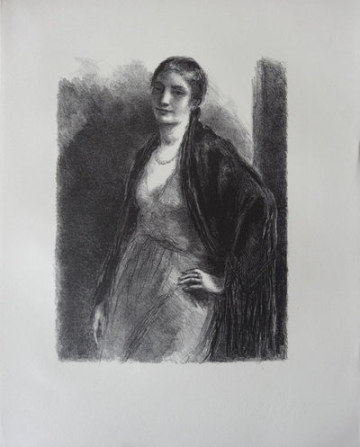 Berthold MAHN : Irta à l'Opéra, Lithographie originale (vue générale) - Crédit photo : Galerie Art.Paris