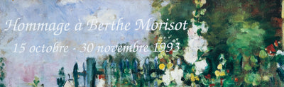 Berthe MORISOT : Enfant dans le jardin de roses, Affiche originale d'époque