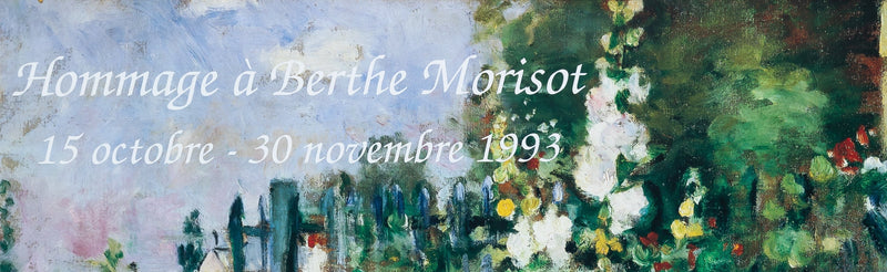 Berthe MORISOT : Enfant dans le jardin de roses, Affiche originale d&