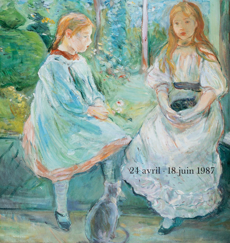 Berthe MORISOT : Jeunes filles à la fenêtre, Affiche originale d&