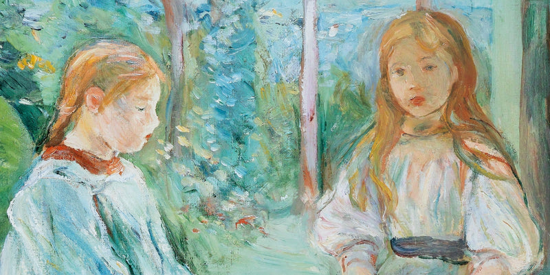 Berthe MORISOT : Jeunes filles à la fenêtre, Affiche originale d&
