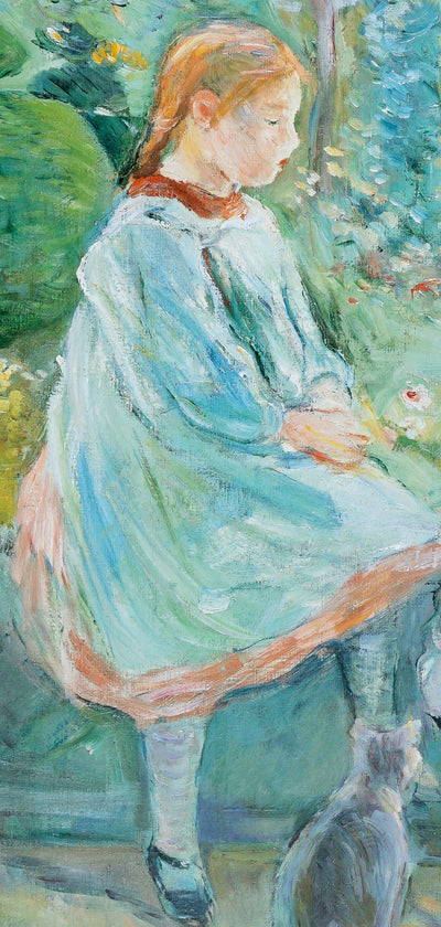 Berthe MORISOT : Jeunes filles à la fenêtre, Affiche originale d'époque signée