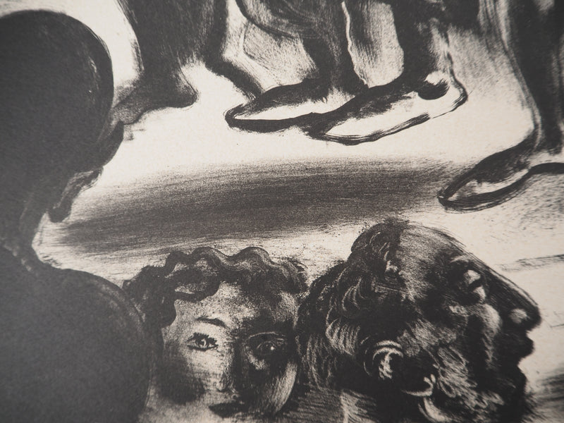 Edy LEGRAND : Le cirque, Lithographie originale signée