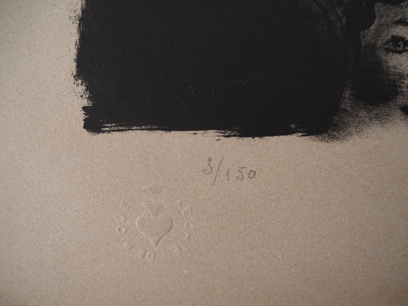 Edy LEGRAND : Le cirque, Lithographie originale signée
