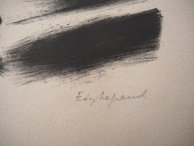Edy LEGRAND : Le cirque, Lithographie originale signée