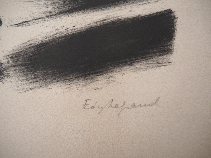 Edy LEGRAND : Le cirque, Lithographie originale signée