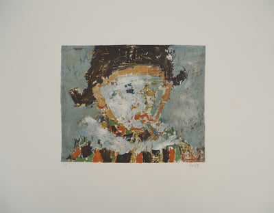 Jean POUGNY : L'arlequin, Lithographie originale signée