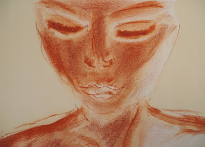 Yolande BOIGONTIER : Nu féminin, Lithographie originale signée