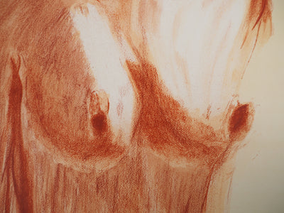 Yolande BOIGONTIER : Nu féminin, Lithographie originale signée