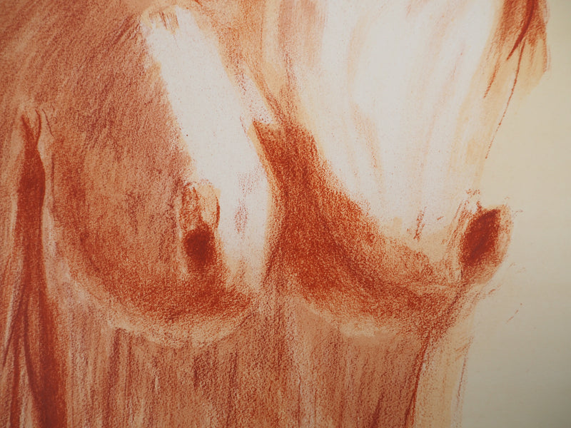 Yolande BOIGONTIER : Nu féminin, Lithographie originale signée