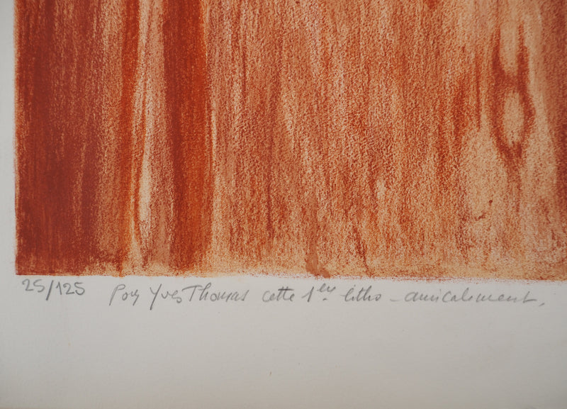 Yolande BOIGONTIER : Nu féminin, Lithographie originale signée
