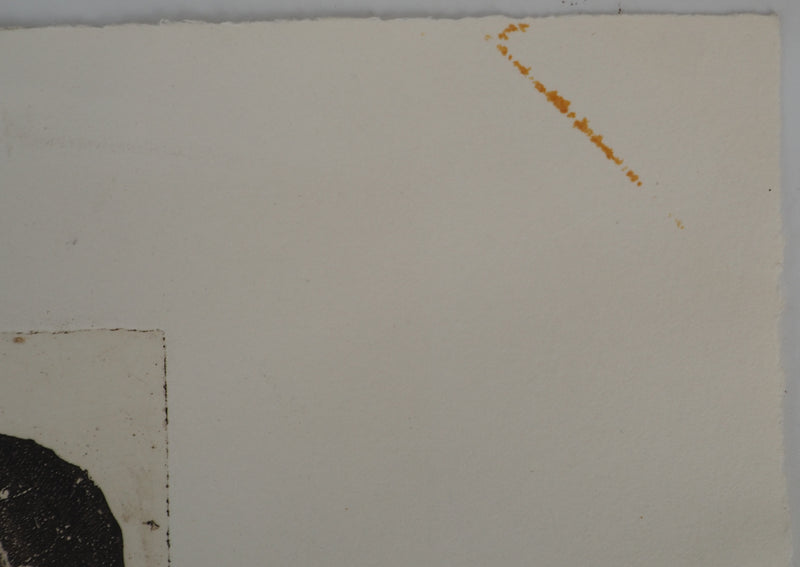 Colette PETTIER: Die Badende mit Seetang, Original signierte Lithographie