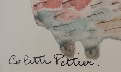 Colette PETTIER: Renaissance, Original signierter Kupferstich