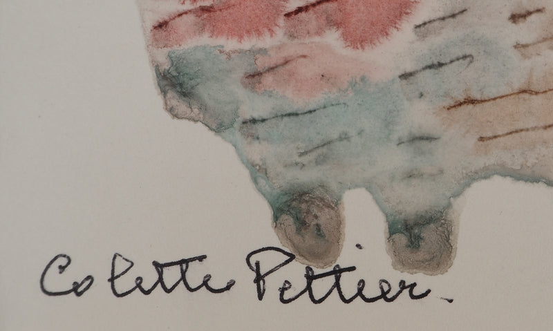 Colette PETTIER: Renaissance, Original signierter Kupferstich